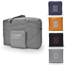 Custom Logo Lightweight Large Capacity Folding Duffle Bag Storage Waterproof Foldable Travel Duffel Luggage Bag